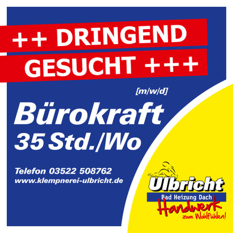 Bürokraft gesucht