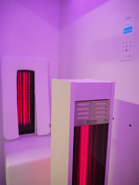 Émetteur infrarouge à spectre complet frontal et dorsal avec verre filtrant