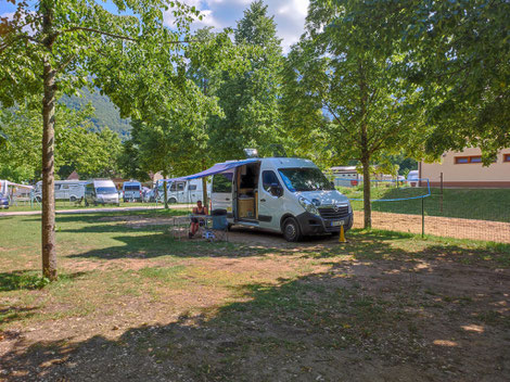 Campingplatz an der Soca