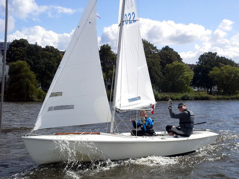 Sieger Hochsommer Regatta 2014 - Bernd Sievers / Bianca Dyckhoff BSG Beiersdorf