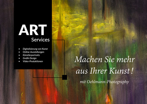 Banner, Broschüre Art-Services, Dr. Ralph Oehlmann, Oehlmann-Photography