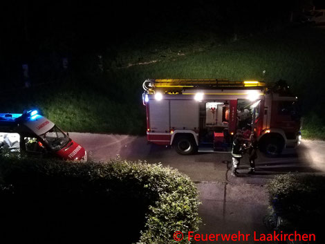 Feuerwehr, Blaulicht, Laakirchen, Brand, Schaltschrank