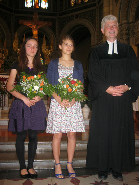 (CONF-2011-001-SW) Confermazione 2011 con il Pastore Bludau - Konfirmation 2011 mit Pfarrer Bludau