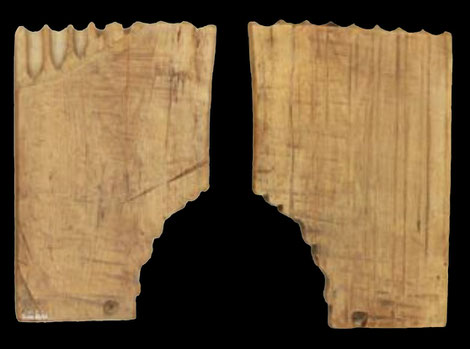 Flûte de Pan de Uitgeest-Dorregeest (Pays-Bas). Photo © Kees Zwaan, Dépôt provincial d’archéologie, Province de Hollande-Septentrionale.