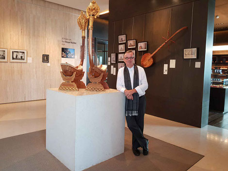Patrick Kersalé à l'exposition « 20 Eyes on the Royal Ballet 2020 » - Hôtel Rosewood, Phnom Penh. 