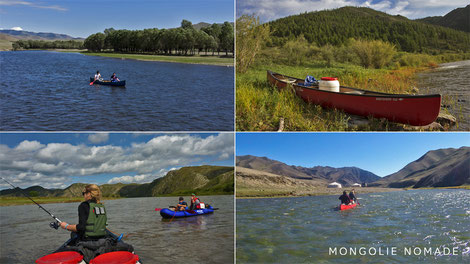 Mongolie en canoë