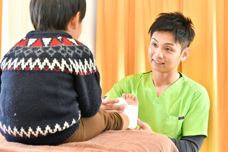 患者さんに包帯を巻いてる時「良い仕事だな」と感じます