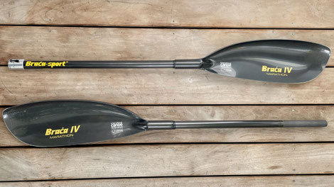 Braca VI marathon 735cm Carbonpaddel Wingpaddel gebraucht verkaufen privat, Kajak Nord