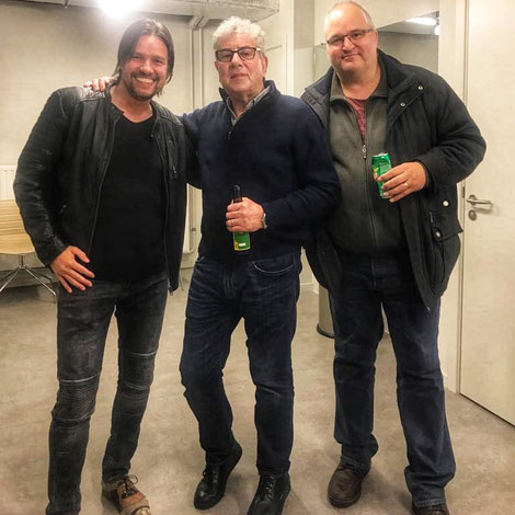 Jan and Joost with Graham Gouldman in Antwerpen, Belgium