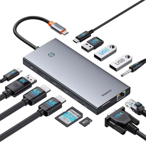 Docking Station, Video Adapter, USB Hub, USB C Hub