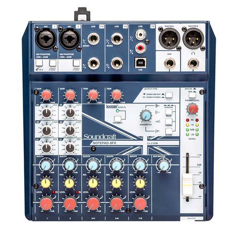 Soundcraft Notebad 8FX Mischpult