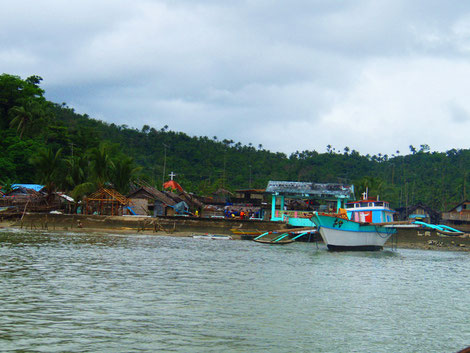 The boat that took us around the coast