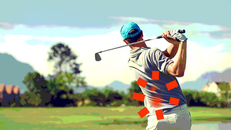 Lower back pain is a common issue that golfers experience.