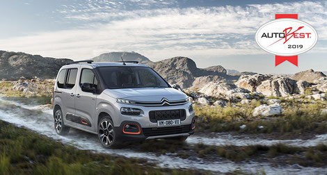 So sehen Sieger aus - "AUTOBEST Award 2019" für den Citroën Berling bei Autohaus Vallorani in Ebersberg