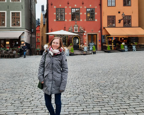 Hannah freut sich auf die Feier anlässlich der Heiligen Lucia