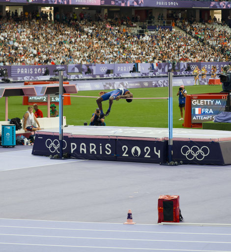 Hochsprung bei den olympischen Spielen 2024