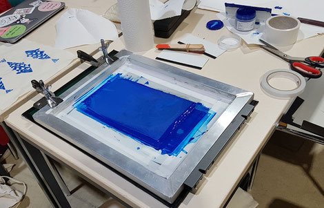 Handsiebdruck – Folien erstellt der Thermodrucker