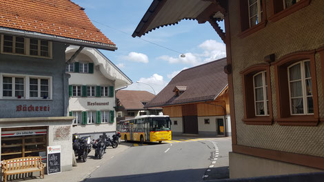 Dorfdurchfahrt in Marbach