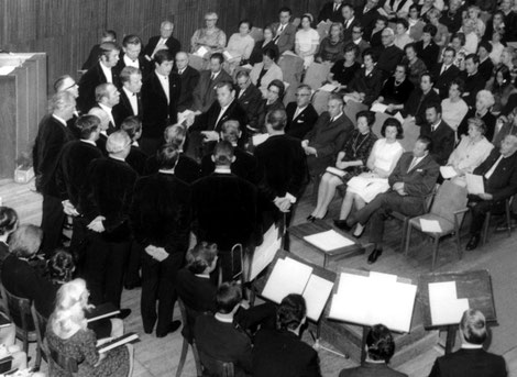 31. Mai 1969: beim Festkonzert des "Tiroler Sängerbundes 1860"