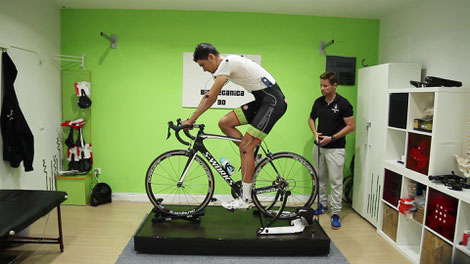 Método casero de estudio biomecánico de ciclismo. Estamos en Madrid