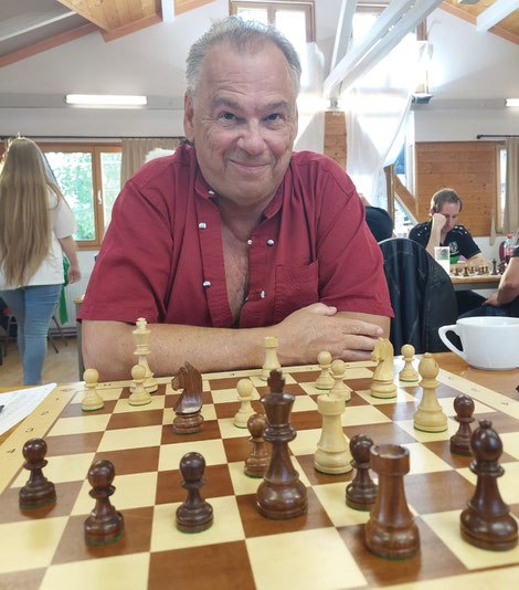 Meister Savio gut gelaunt