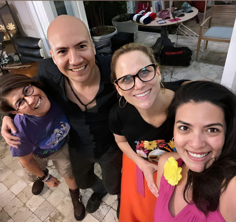 Jessyca Sarango, kike Pineda, Alexandra Graña, Fiorella Milla