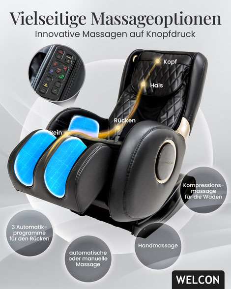 Erfahren Sie, für was ein Massagesessel gut ist und wie er Ihr Wohlbefinden steigern kann. Von Muskelentspannung über Stressreduktion bis hin zu technischen Innovationen – entdecken Sie die vielfältigen Vorteile eines Massagesessels mit Welcon.