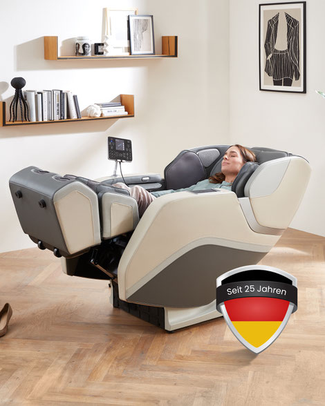 Die Lebensdauer von Massagesesseln hängt von der Nutzungshäufigkeit ab. Mit richtiger Pflege und Wartung bleibt der Sessel länger funktionstüchtig und bequem.