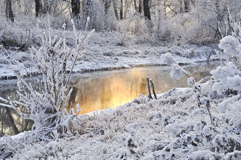 Le Canal du Midi sous la neige - crédit photo : Pixabay© Larisa-K