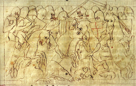 Fig.1 : La Canso - illustration de la bataille de Baziège
