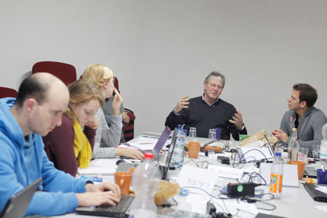Erste ProRecherche-Werkstatt  in Berlin.   Foto: Franziska Senkel