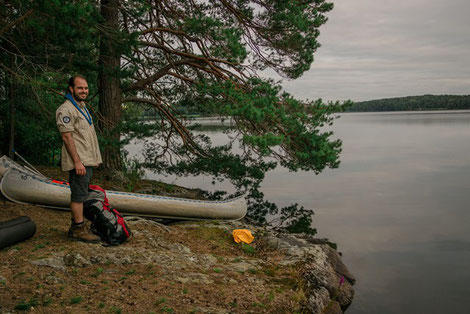 Pfadfinder Monte Verita Aachen, Kanu, Insel, Rucksack