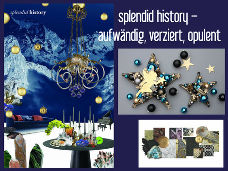 dekotrend, weihnachtsdeko, blau, gold, schwarz, Blogbeitrag über Einrichtungstrends