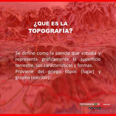 que es y para que sirve la topografia en mexico