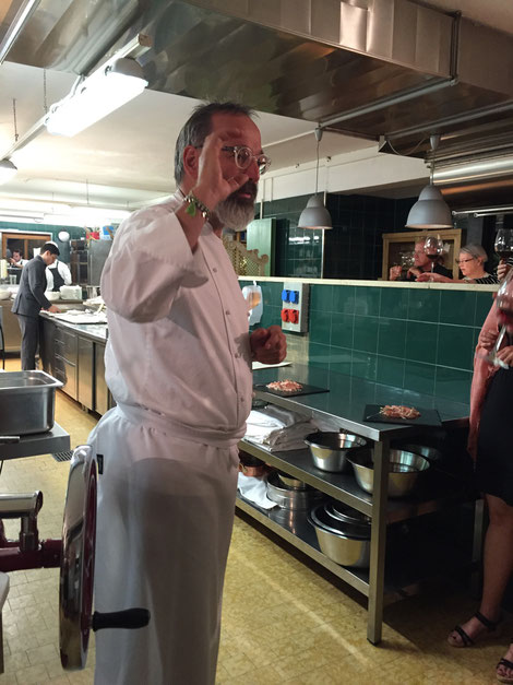 We didn't just eat food prepared by a Michelin-star chef -- we met him!