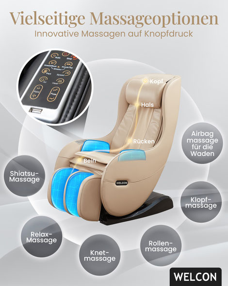 Keyton Massagesessel bei einem Gewerbekunden in der Schweiz