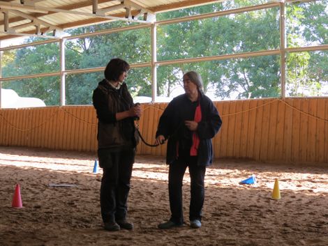 Rope handling with a human partner