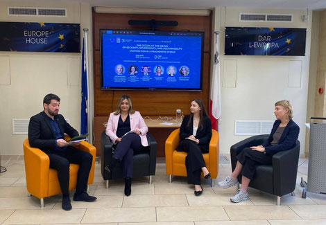 L-R: C Civu, G Panayiotou, C Ciobotariu, R Lahl