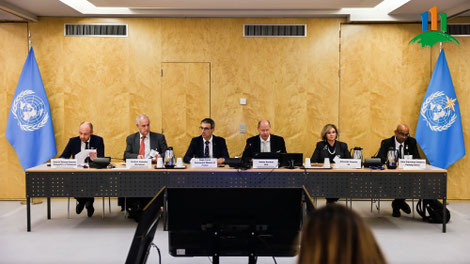 L-R: G Boichat, G Alabaster, R Farret, A Szorényi, A Vassallo, Dato’ Ir Rajendran P. Anthony