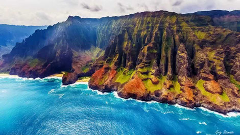 Hawaii - Steilklippe