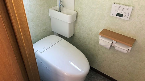 伊奈町の戸建住宅、トイレリフォーム完了写真