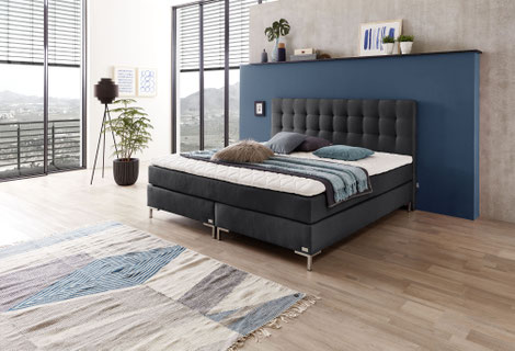 Das Design eines Bettes ist ein wichtiger Faktor bei der Wahl eines Boxspringbetts in 150x210 cm