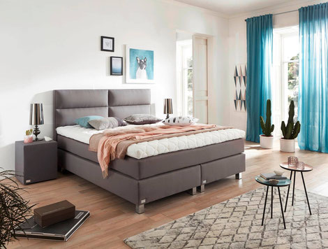 Boxspringbett anthrazit: Der Bestseller mit modernem Design und anpassbarem Komfort. Perfekt kombinierbar und ideal für jedes Schlafzimmer.