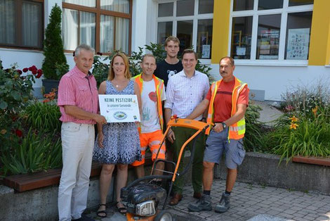 Auch die Marktgemeinde Langenrohr setzt auf biologischen Pflanzenschutz