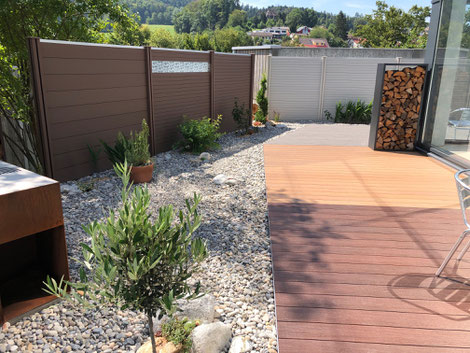 Sichtschutzwände PRIMEWOOD wie Holz aber besser! Sichtschutzwände PRIMEWOOD wie Holz aber besser!