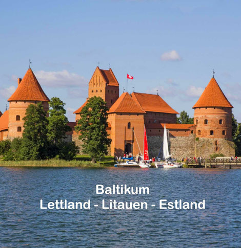 Baltikum, Lettland, Litauen, Estland, Bildband, Reisebildband, Reisefuehrer, Guide, Riga, Jugendstil, Rundale, Turaida, Nida, kurische Nehrung, Memel-Delta, Klaipeda, Trakai, Vilnius, Tartu, Palmse, Tallin, Kadriorg, Unesco Welterbe, Burg, Wasserburg