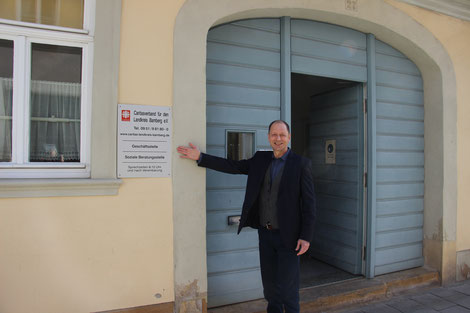 Volker Göbel ist seit einem Jahr Geschäftsführer der Caritas für den Landkreis Bamberg.                           Foto: cid
