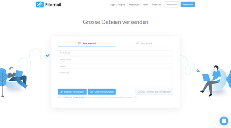 Send large files with filemail