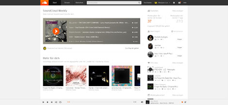 Social Network for music - Music Cloud Soundcloud