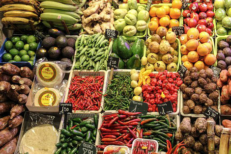 Gemüse-Früchte Markt